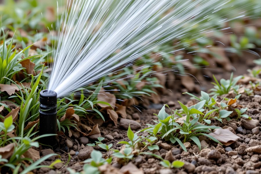 Programadores y sensores de sistemas de riego por goteo en Ourense